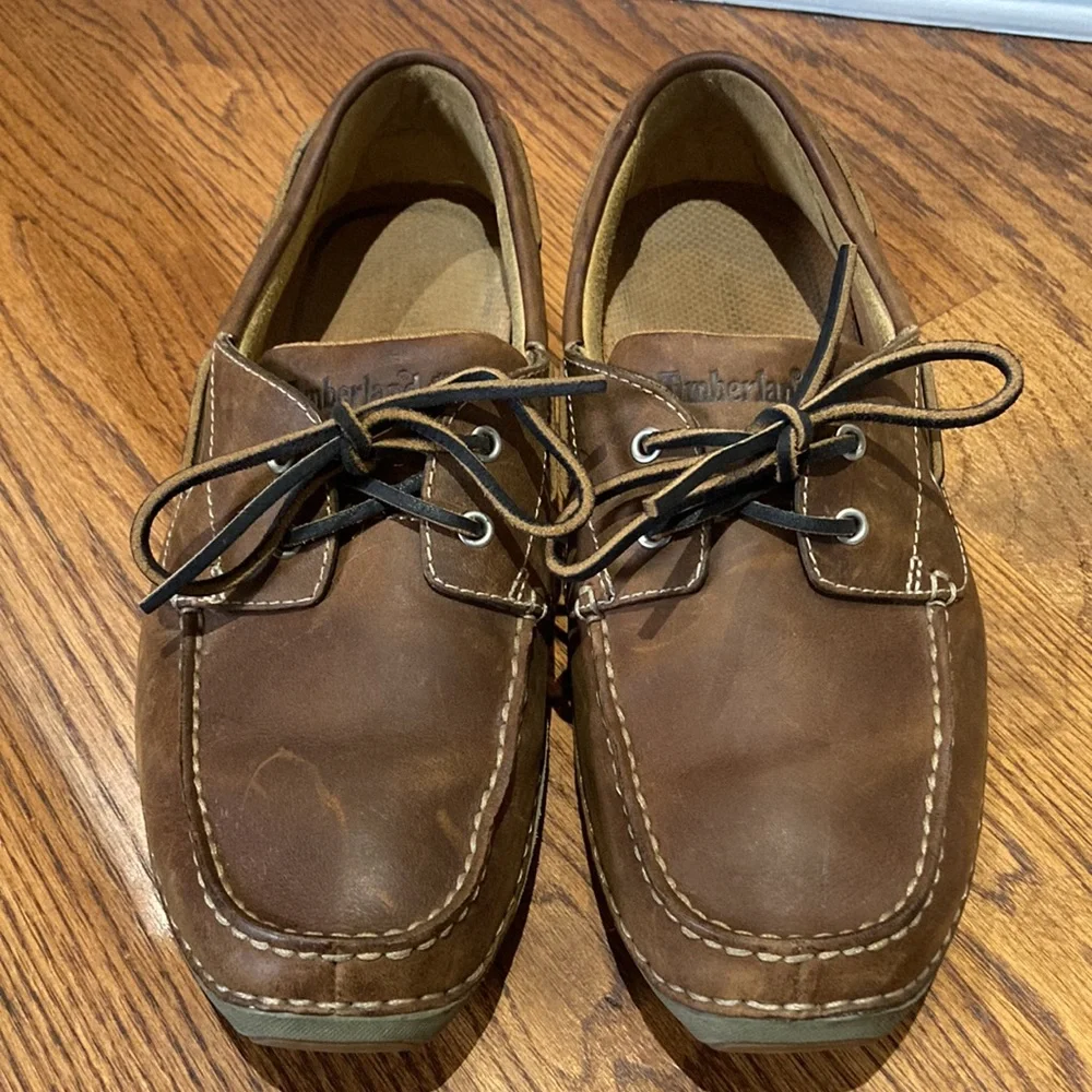 Timberland Smart Comfort Shoes Sz 9M Genuine Leather in Preloved Condition !!